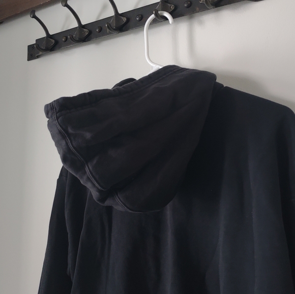 Adidas black oversized hooded sweater with large front logo - S - Picture 11 of 12